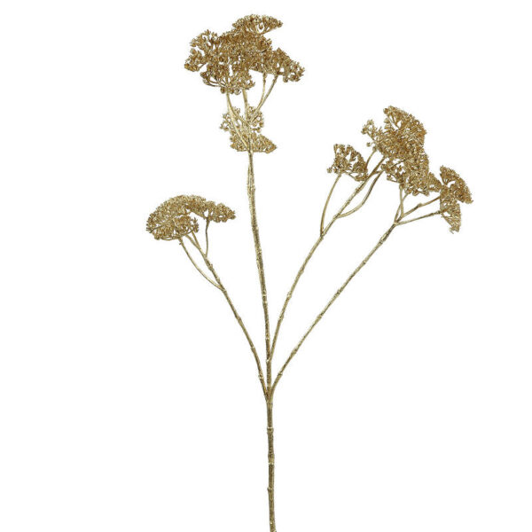 Countryfield Kunstbloem Achillea L metallic goud 72cm