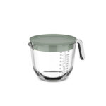 Mepal glas maatbeker Chef It 1000ml met deksel - nordic sage