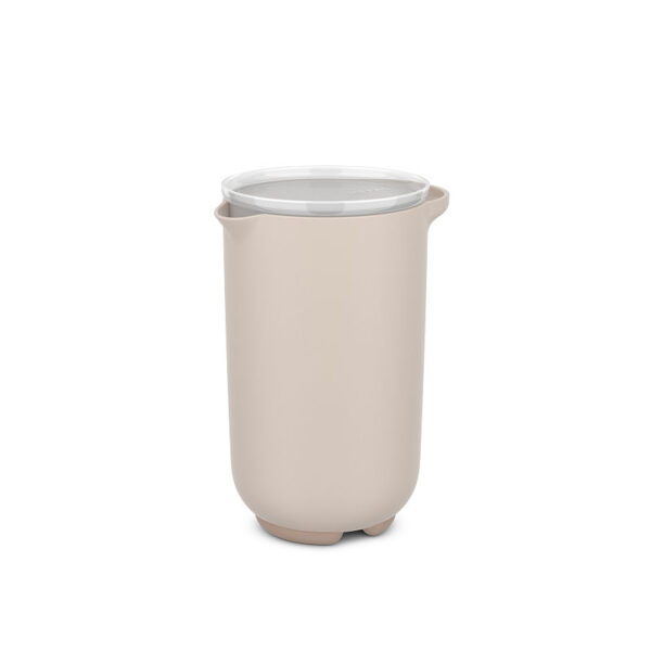 Mepal mixbeker Chef It 1000ml met deksel - chalk