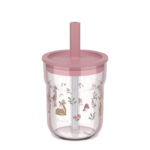 Mepal kinderglas Mio 250ml met rietje - fairy garden