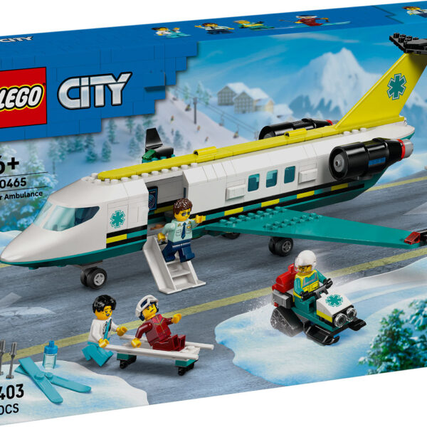 LEGO City Voertuigen Ambulancevliegtuig