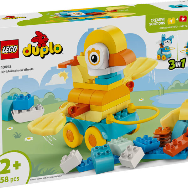 DUPLO Stad 3-in-1 dieren op wielen