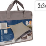 Schaduwdoek UV50+ Vierkant 3x3m - taupe