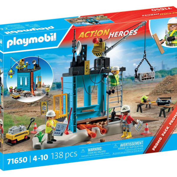 Playmobil Action Heroes Bouwplaats