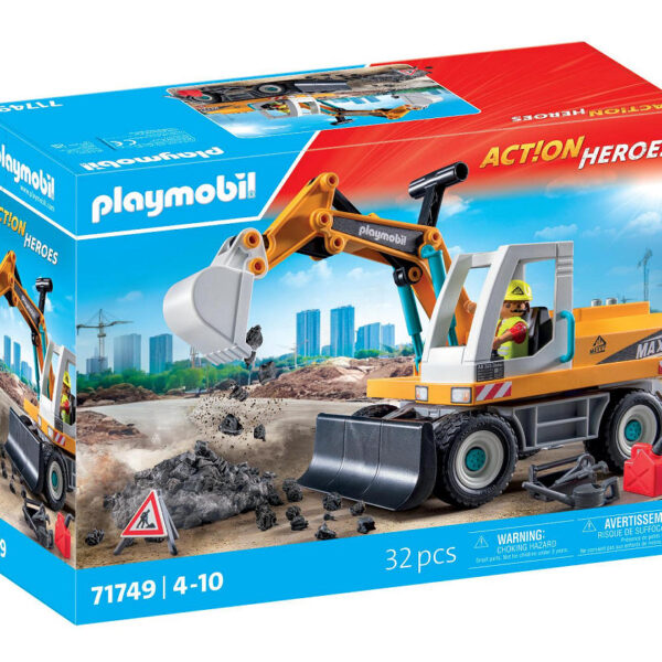 Playmobil Action Heroes Grote graafmachine