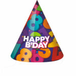 Feesthoedje Cijfers 6 stuks - Happy B-Day