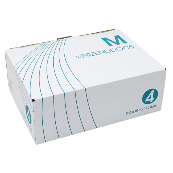 Verzenddoos 4 M 305x215x110mm