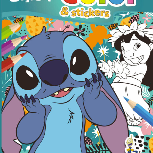 Walt Disney color and stickers - Stitch