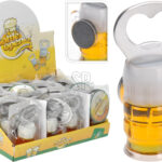 Flesopener Biergals in display