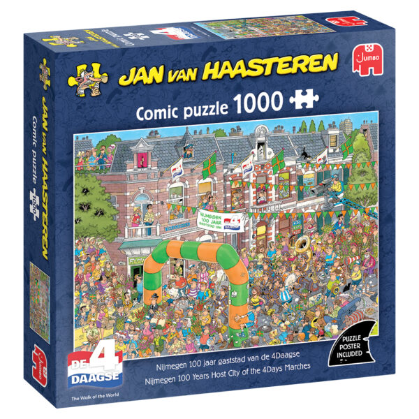 Puzzel 1000 st. JvH Nijmegen 100 jaar gaststad 4Daagse!