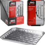 BBQ Grillschalen 34x23x2,5cm set 5 stuks