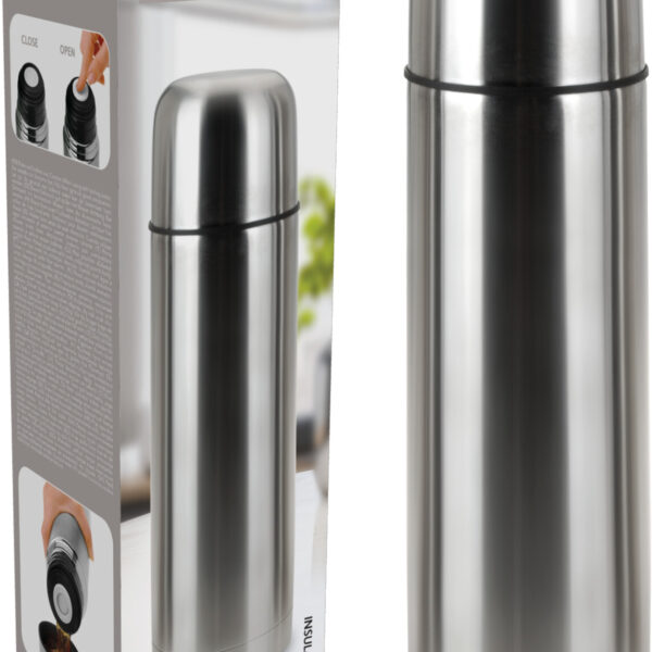 Isolatiekan bullet 0.50 ltr rvs