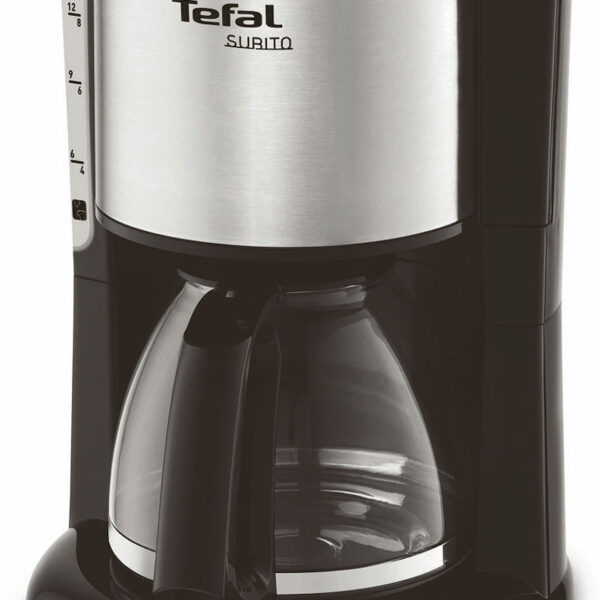 Tefal Subito Koffiezetter 10-15 kops rvs/zwart