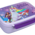 Unicorn Academy lunchbox met bakje