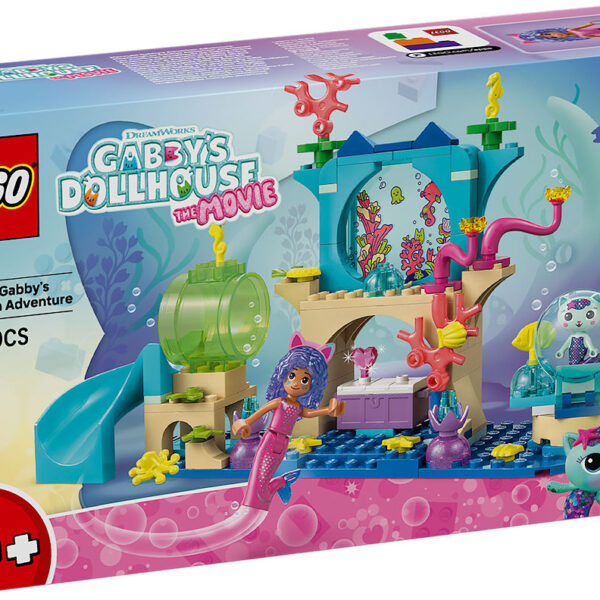 LEGO Gabby's Dollhouse Zeemeermin Gabby's aquariumavontuur