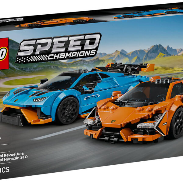 LEGO Speed Champions Lamborghini Revuelto en Huracán STO