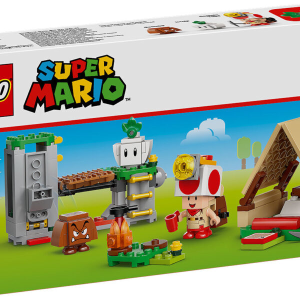 LEGO Super Mario Toad-baas' kampeerplaats