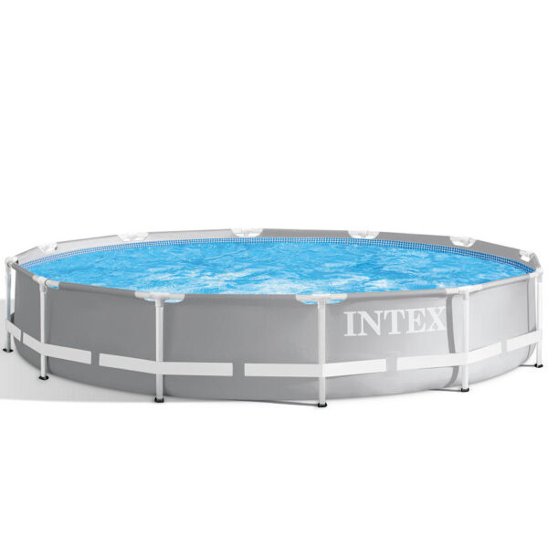 Intex Prism Frame Premium zwembad 366x76cm met 12V filterpom