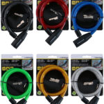 Dunlop fietsslot kabel 6 kleuren