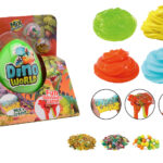 Dino World - Mega slijm ei met accessoires in doos