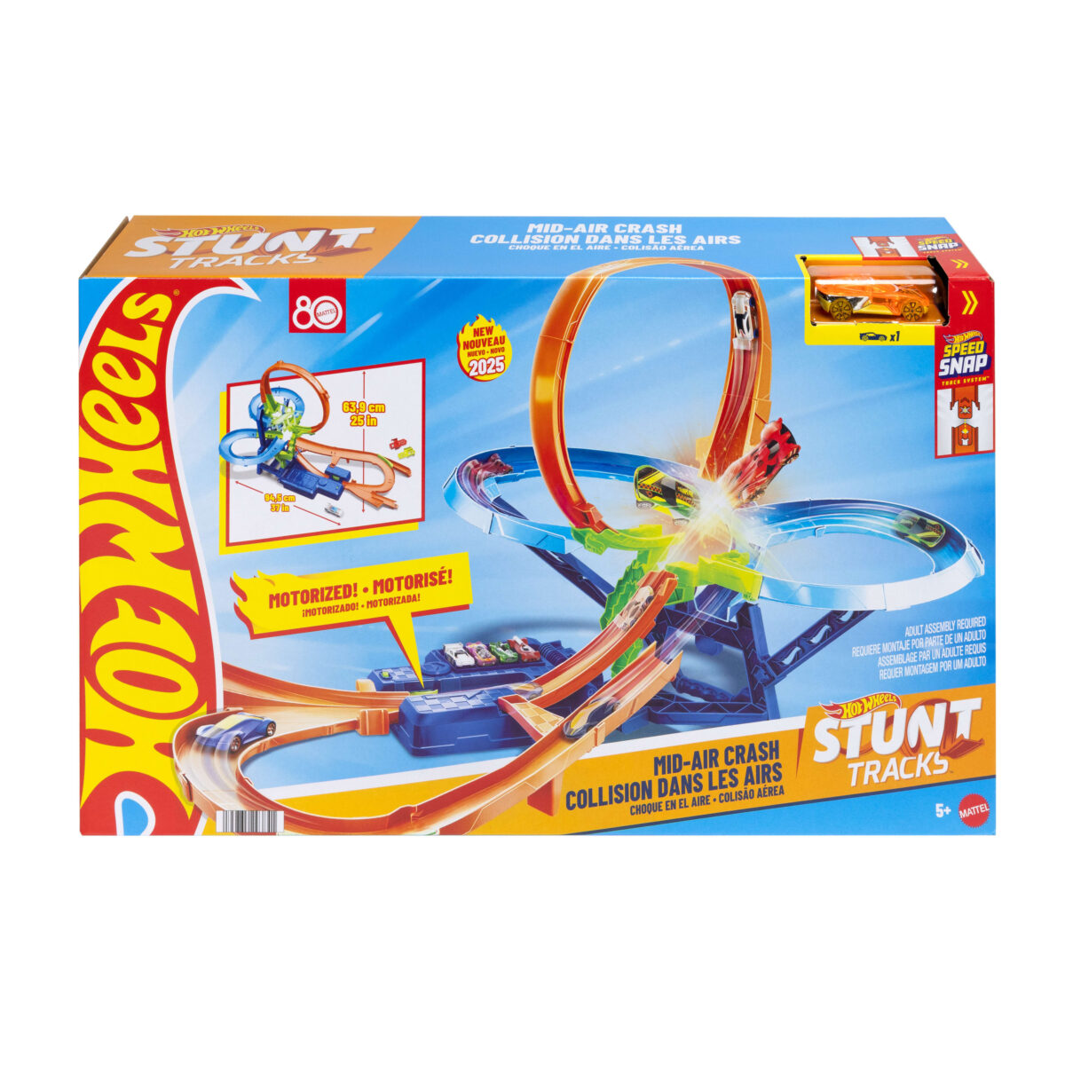Hot Wheels Stunt Crash in de Lucht