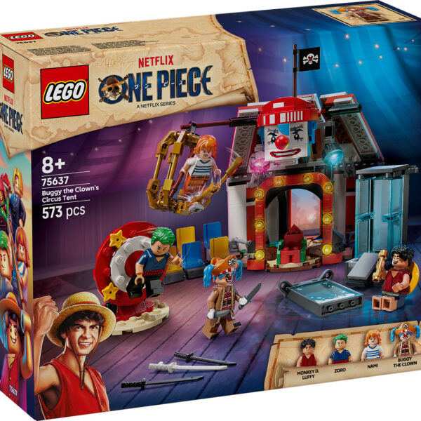 LEGO ONE PIECE Circustent van Buggy de Clown
