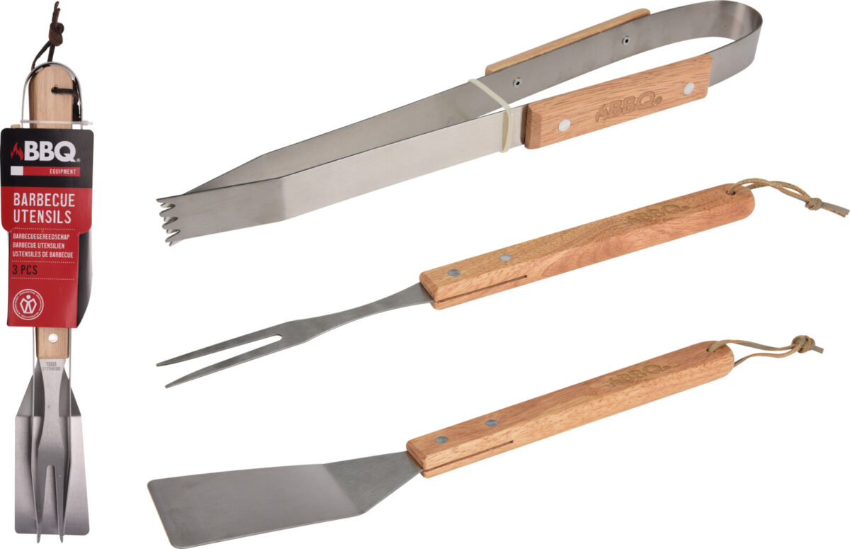BBQ Gereedschapset 3-delig