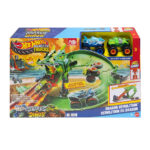 Hot Wheels Monster Trucks Sharks vs Dinos Dragon Destruction