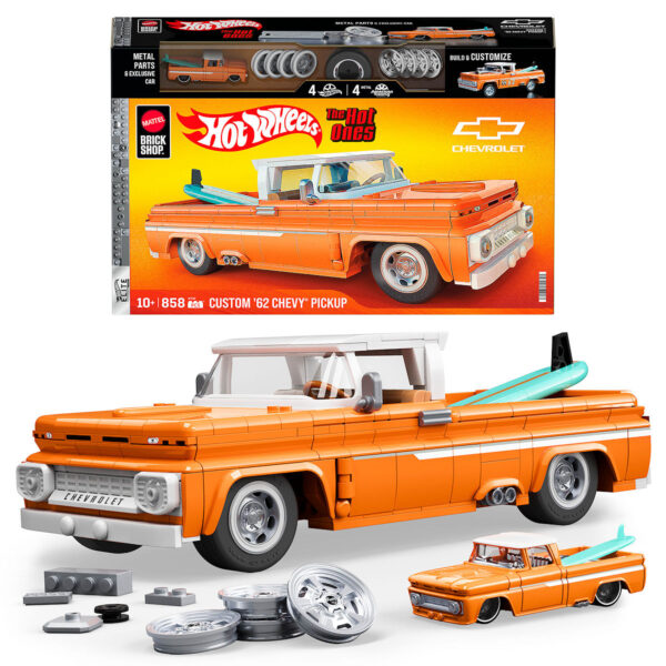 Mattel Brick Shop Hot Wheels Custom'62 Chevy Pickup