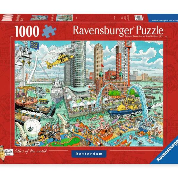 Puzzel 1000 stukjes Fleroux - Rotterdam