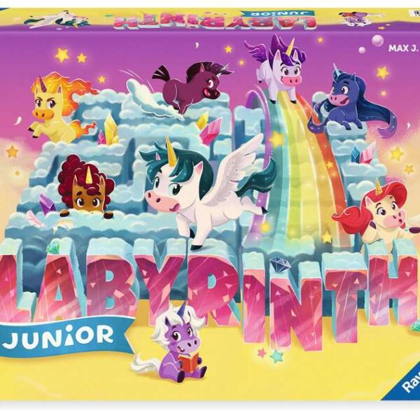 Vrolijke kinderspellen Junior Labyrinth Unicorn