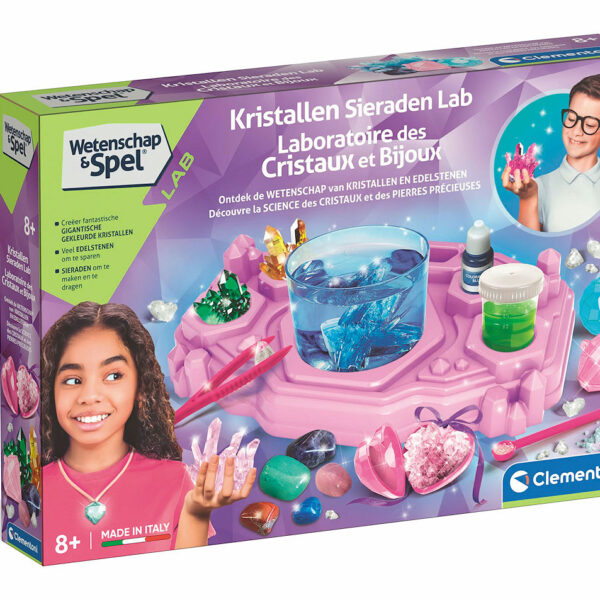 Clementoni Wetenschap en Spel - Kristallen Sieraden Lab