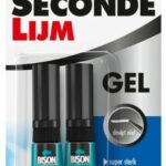 Bison Secondelijm Gel 3g tube kaart 1+1