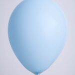 Zak met 25 ballons no. 12 baby blauw
