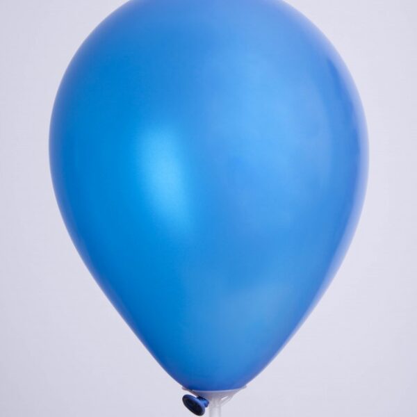 Zak met 25 ballons no. 12 metallic donkerblauw
