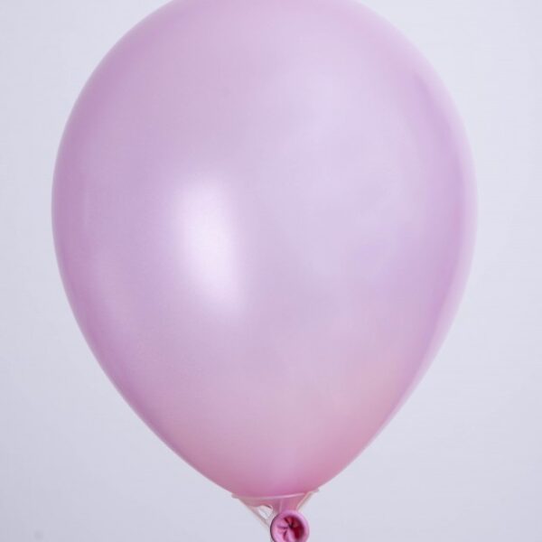 Zak met 25 ballons no. 12 parel roze