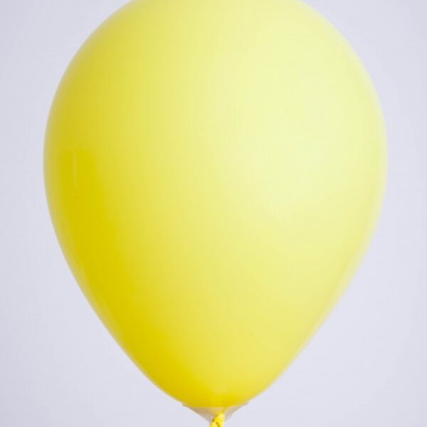 Zak met 25 ballons no. 12 geel