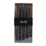 Tafelkaars X4 Twist 4uur 2x2x20cm - zwart
