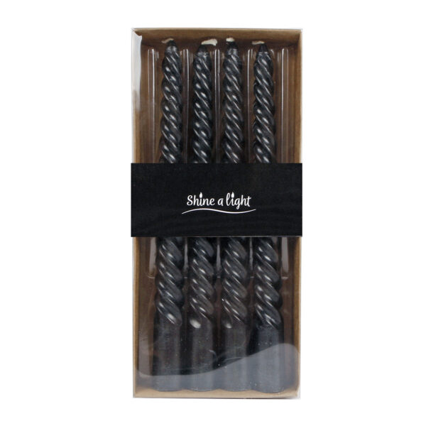 Tafelkaars X4 Twist 4uur 2x2x20cm - zwart