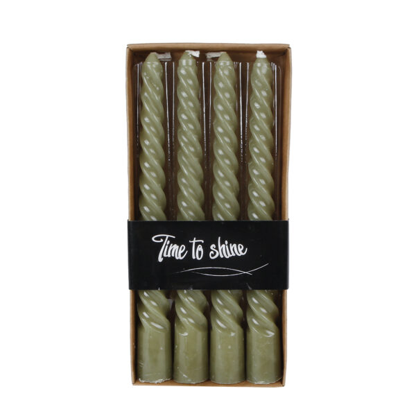 Tafelkaars X4 Twist 4uur 2x2x20cm - groen