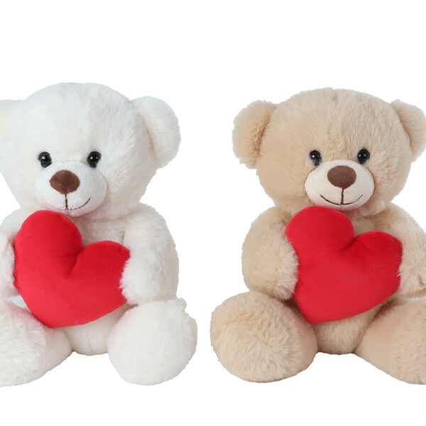 Take Me Home pluche beer met hart 2ass 21cm