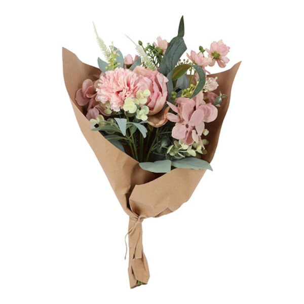 Countryfield KunstBoeket Monique roze 42x20x20cm