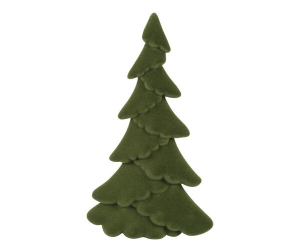 Countryfield Kerstboom ovaal gevlokt Mea XL groen29x29x46cm