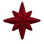 Countryfield Ster Flocked Mea M rood 6x40x40cm