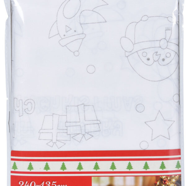 Tafelkleed 240x135 cm om in te kleuren kerst
