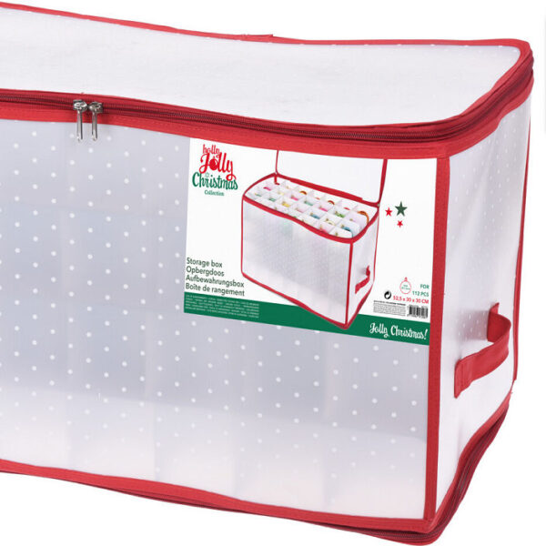 Kerstballen Opbergdoos 52,5x30x30cm