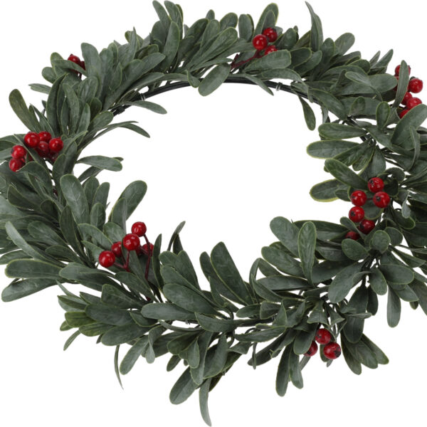 Kerstkrans Rode Bessen 35cm