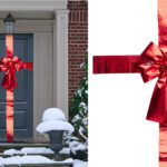 Deurstrik 33x42cm Goud