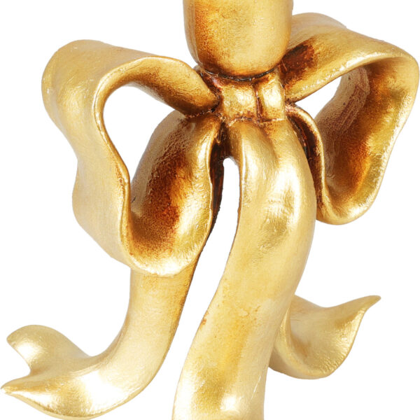 Kandelaar Strik 17cm Goud