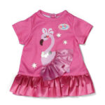 BABY born Jurk Flamingo 43cm